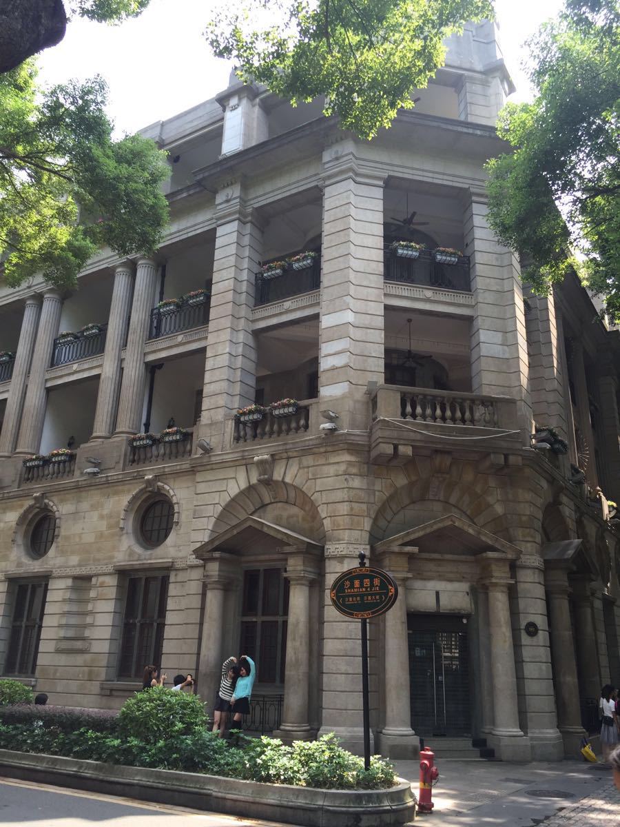 沙面旅游景点攻略图