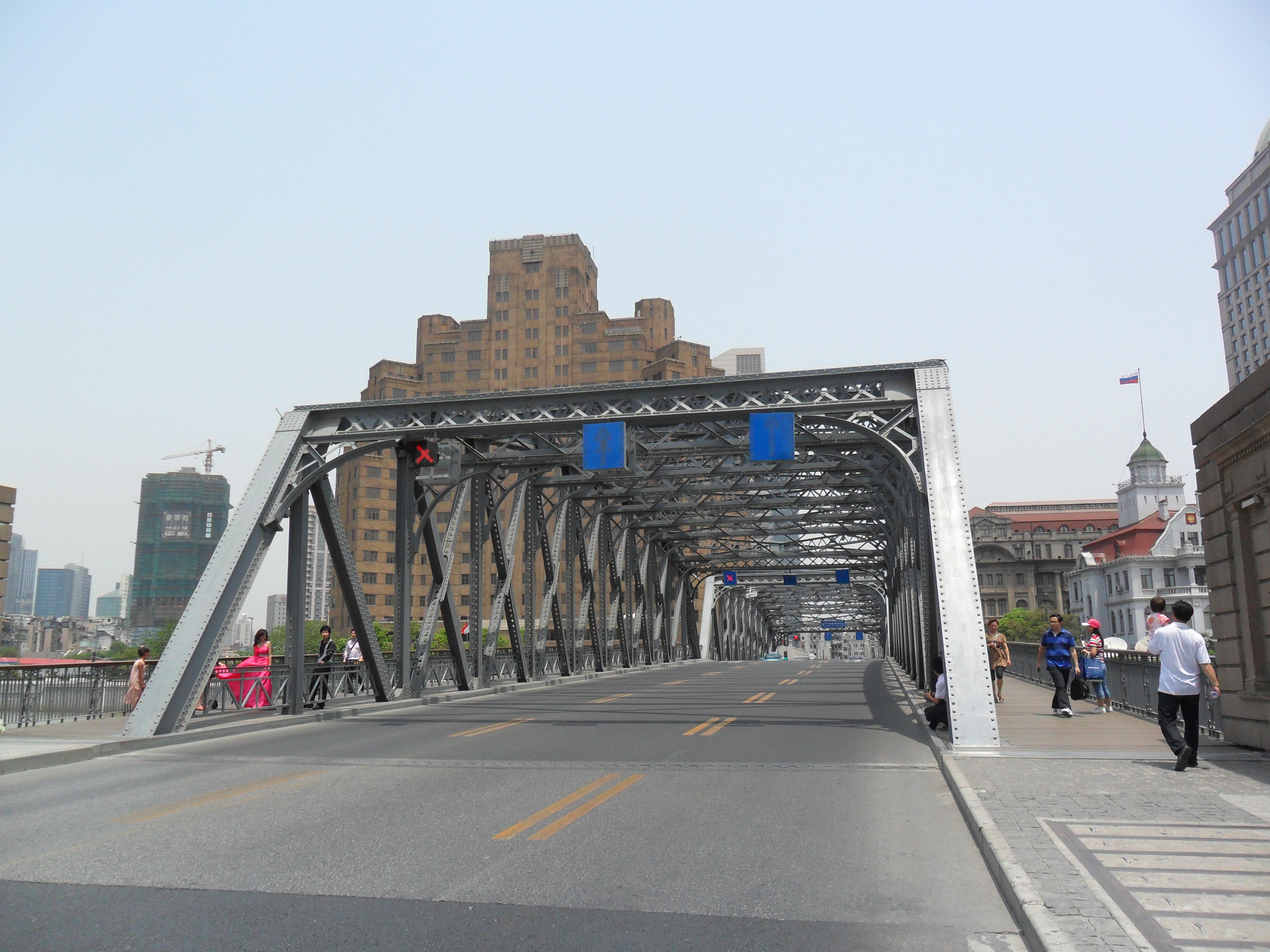上海外白渡桥英文名称花园桥Garden Bridge of Shanghai 沧桑走过 - 图看 - 大河图易学