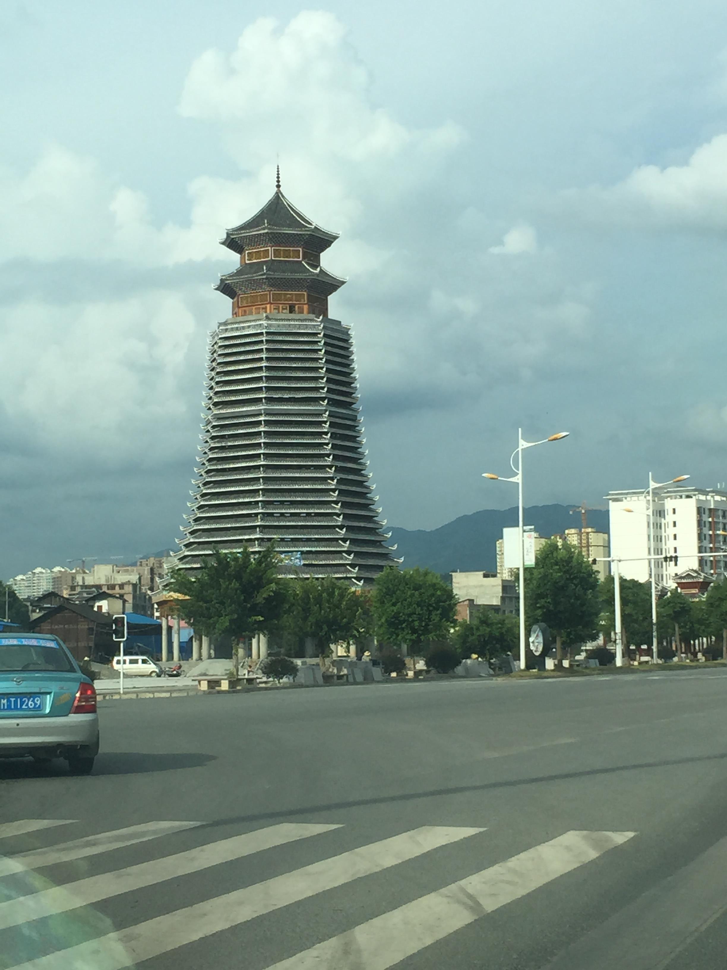 榕江县城全景