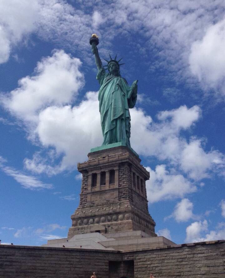 【携程攻略】纽约州自由女神像景点,battery park,像