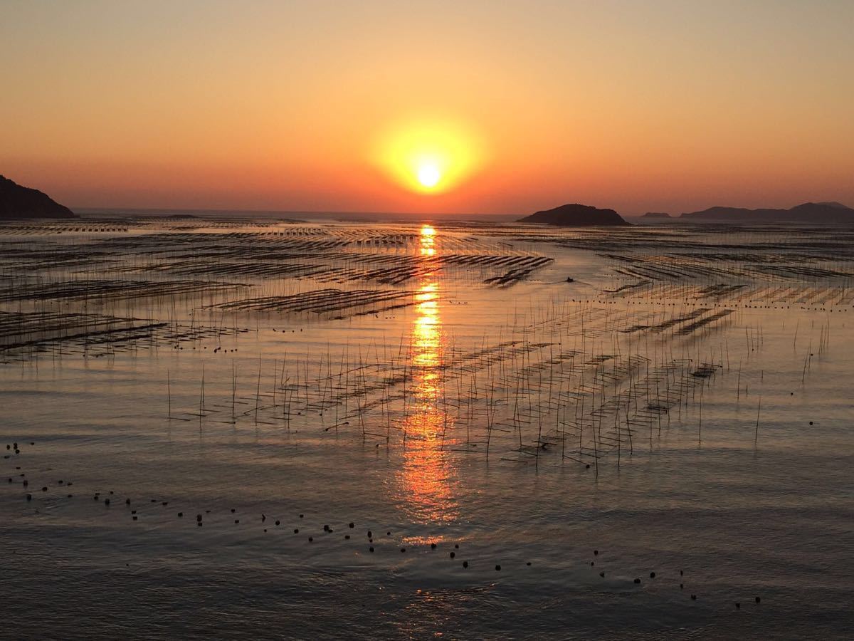 霞浦北岐滩涂的日出真是太美妙了,有许多摄影爱好者来这里拍摄,如果