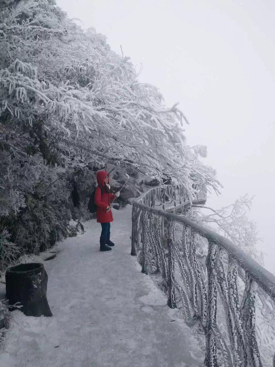 亲,咱们天门山已经下雪了,随时欢迎您过来欣赏美景哦.