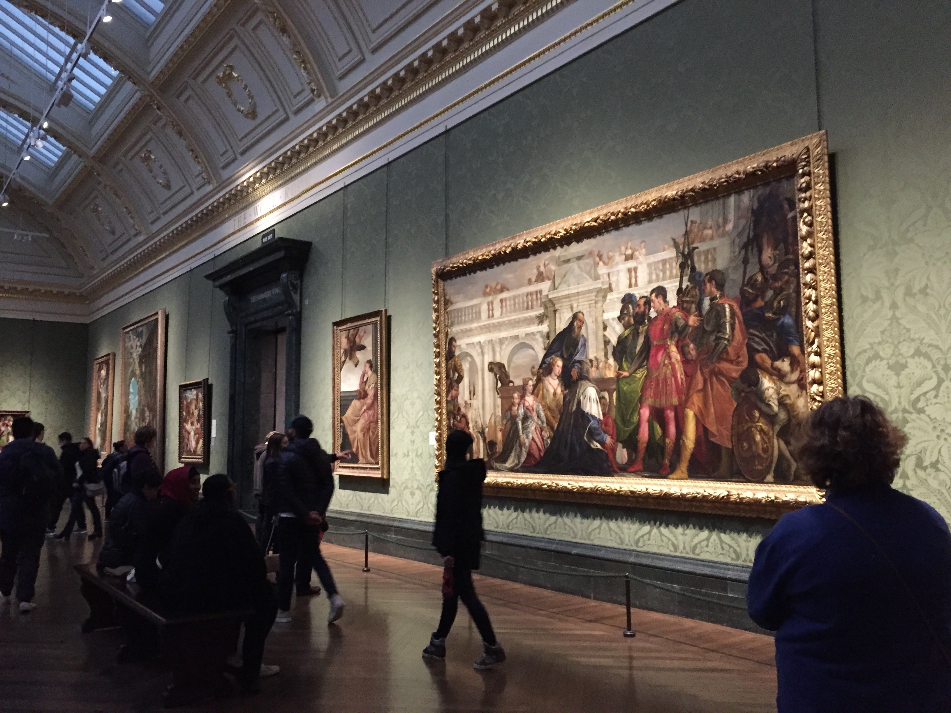 【携程攻略】伦敦国家美术馆景点,走上台阶,宏伟的国家美术馆都是