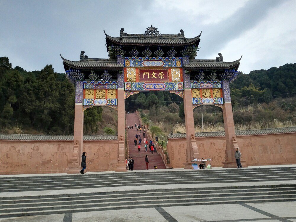 七曲山大庙旅游景点攻略图