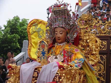 海峡女神,妈祖香传万理,万人敬仰湄洲妈祖祖庙