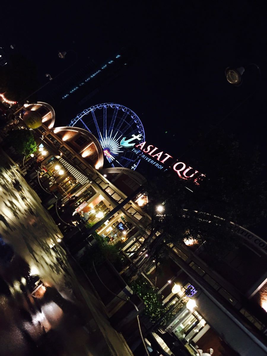 曼谷夜市摩天轮旅游景点攻略图