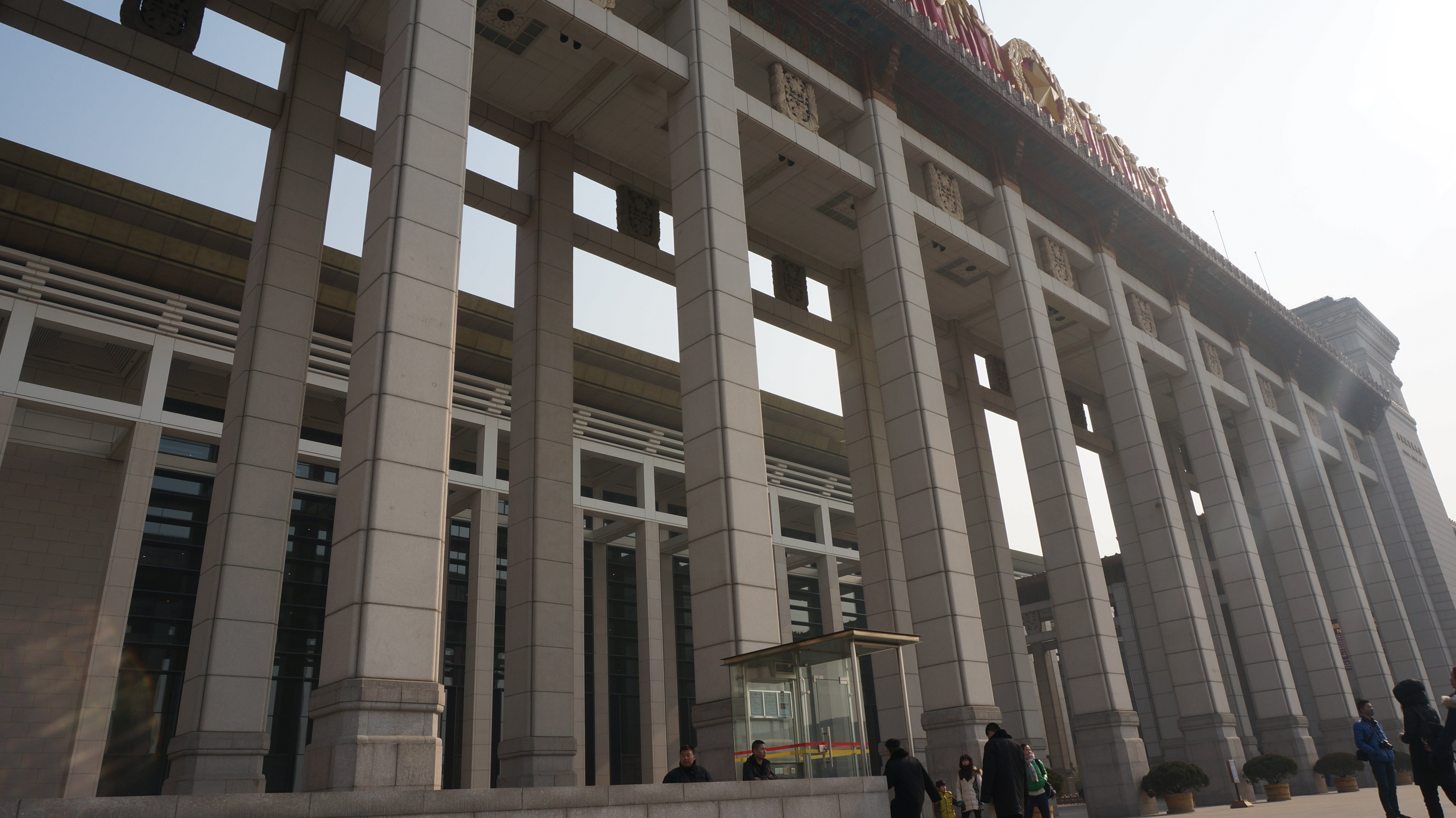 【携程攻略】北京中国国家博物馆景点,天安门广场安检
