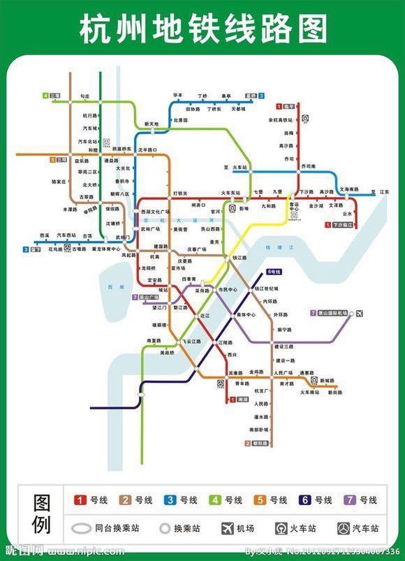 临平到萧山的地铁线路图