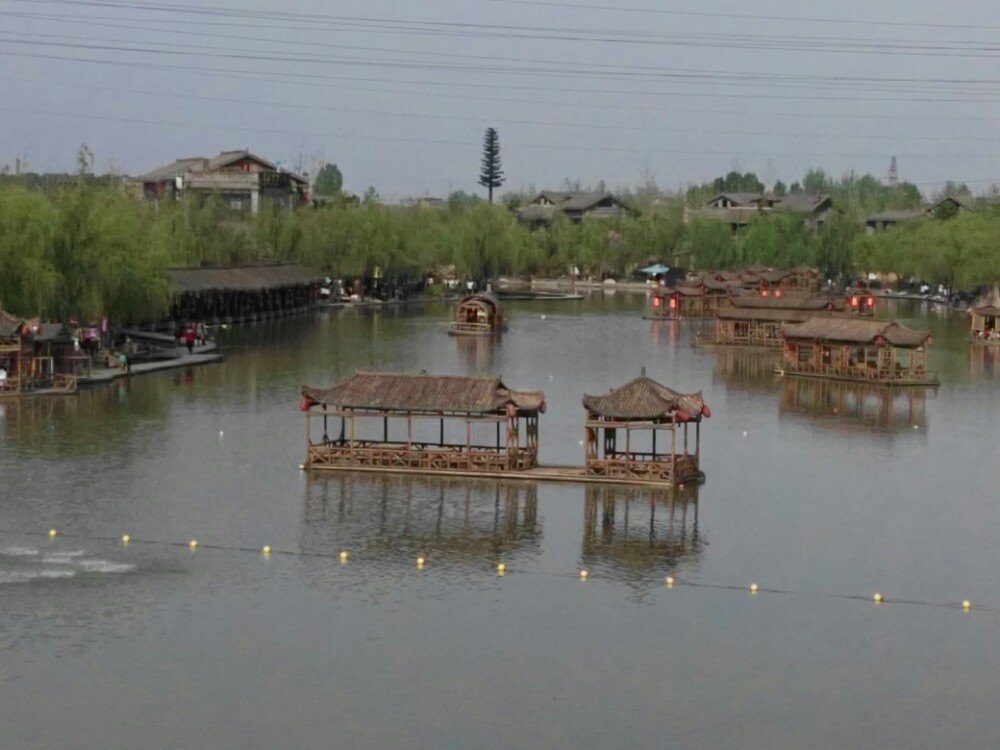 【携程攻略】周至沙河湿地公园景点,景色美,水上一条