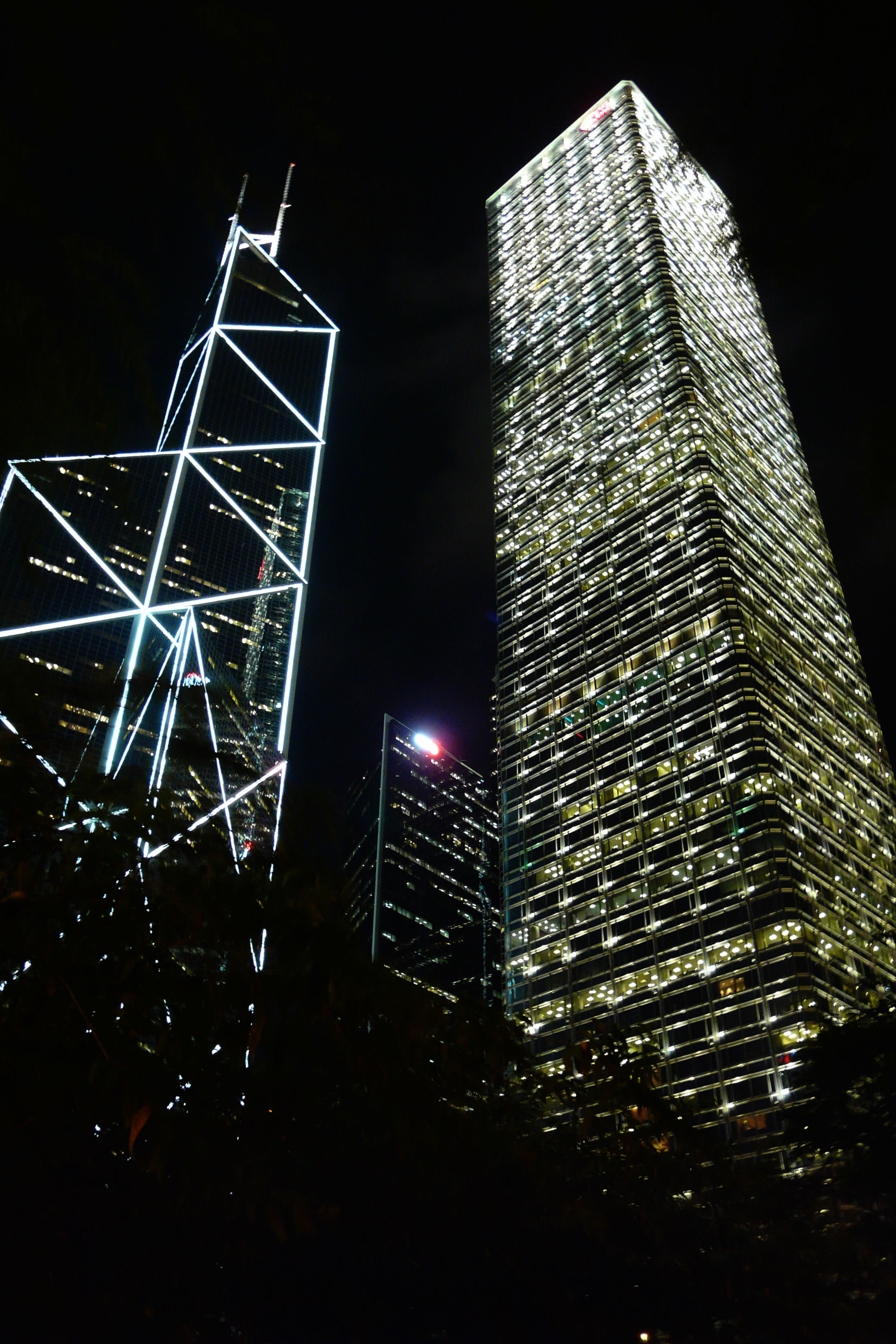 【携程攻略】香港中银大厦景点,中银大厦,像刀一样的