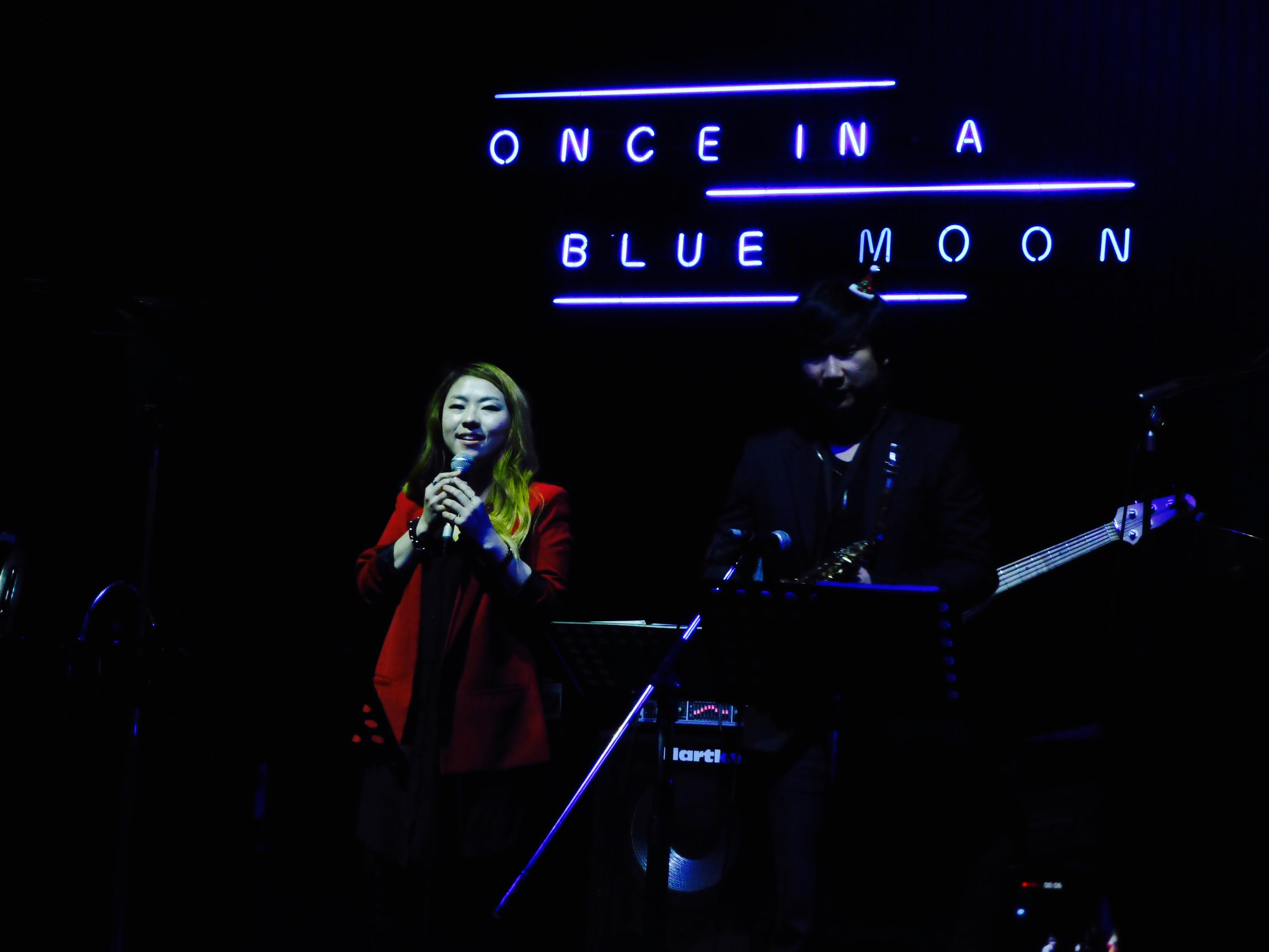 once in a blue moon