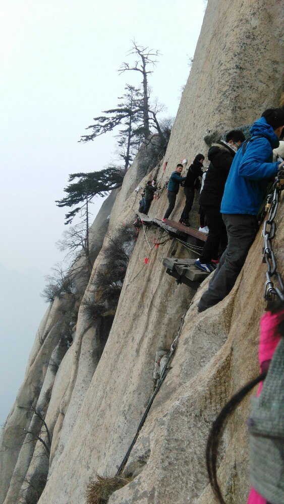 【携程攻略】陕西渭南华阴华山长空栈道好玩吗,陕西样