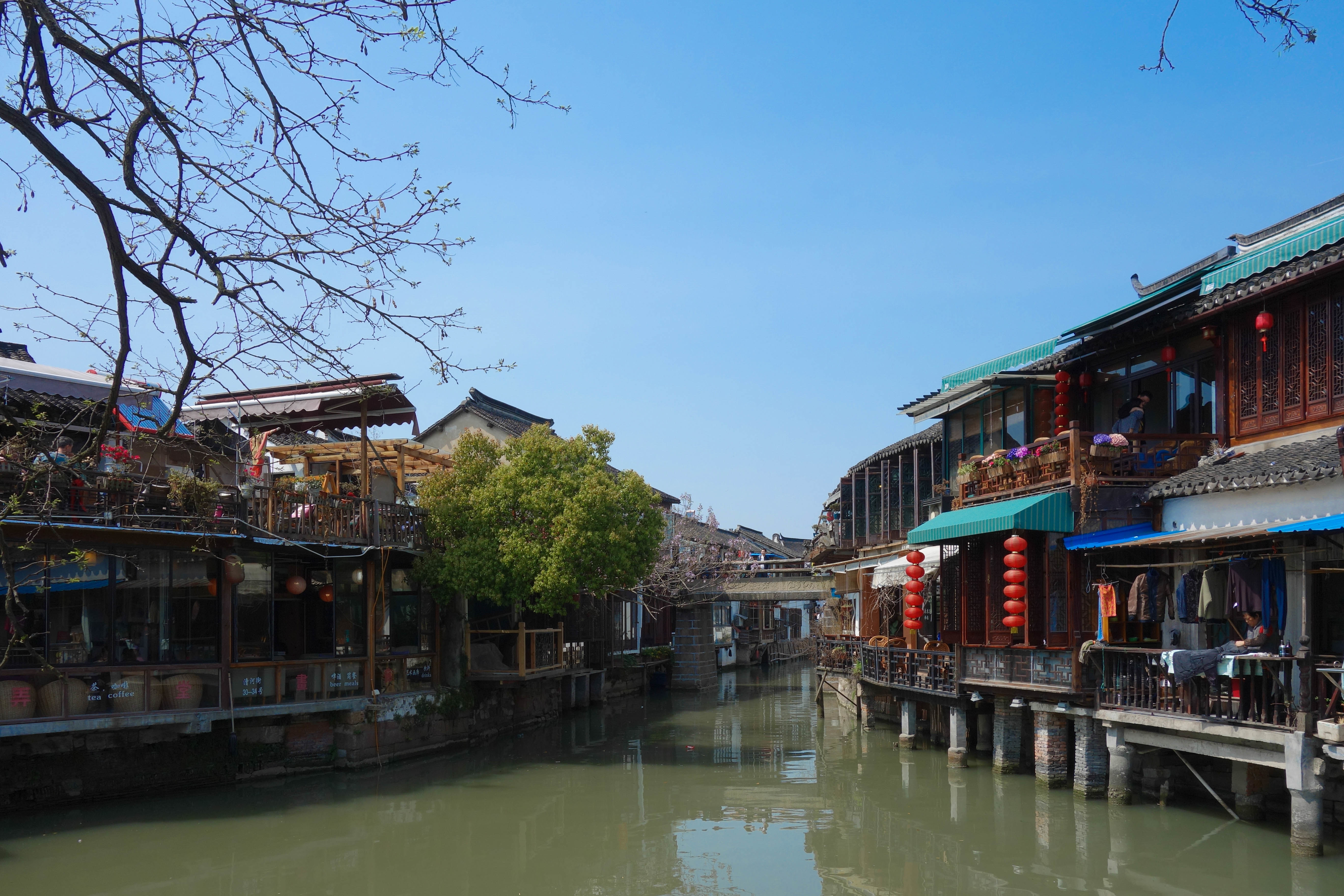 朱家角古镇手绘图片展示