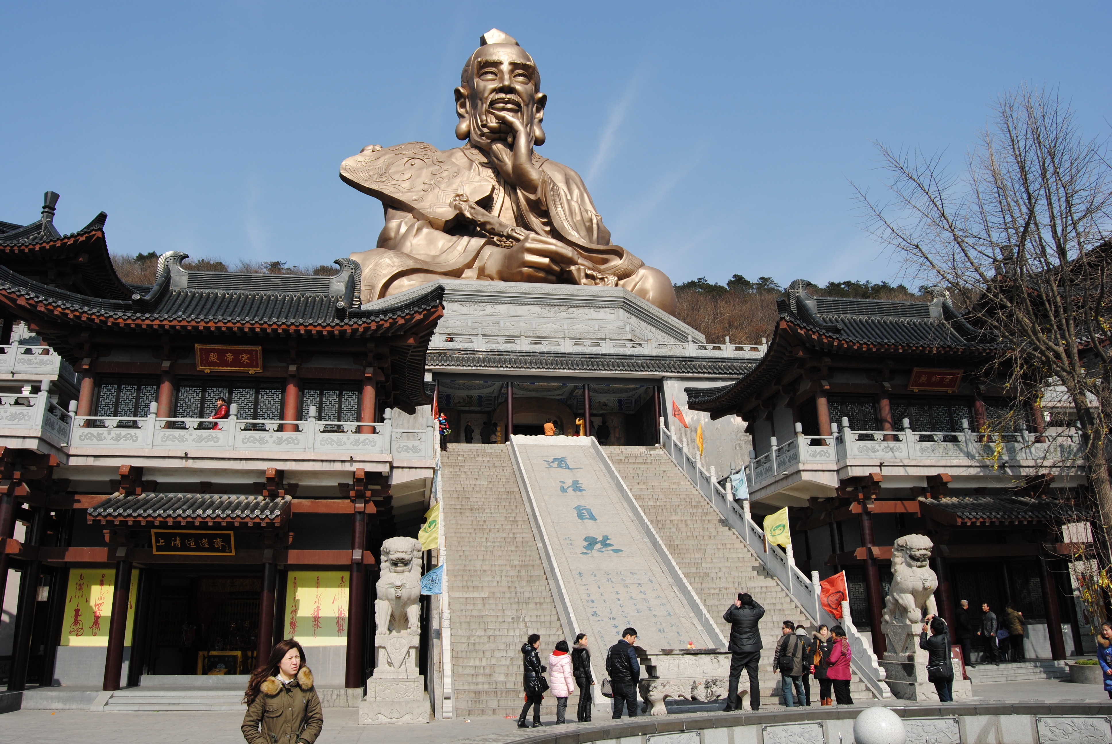 茅山景区里世界上最大的老子