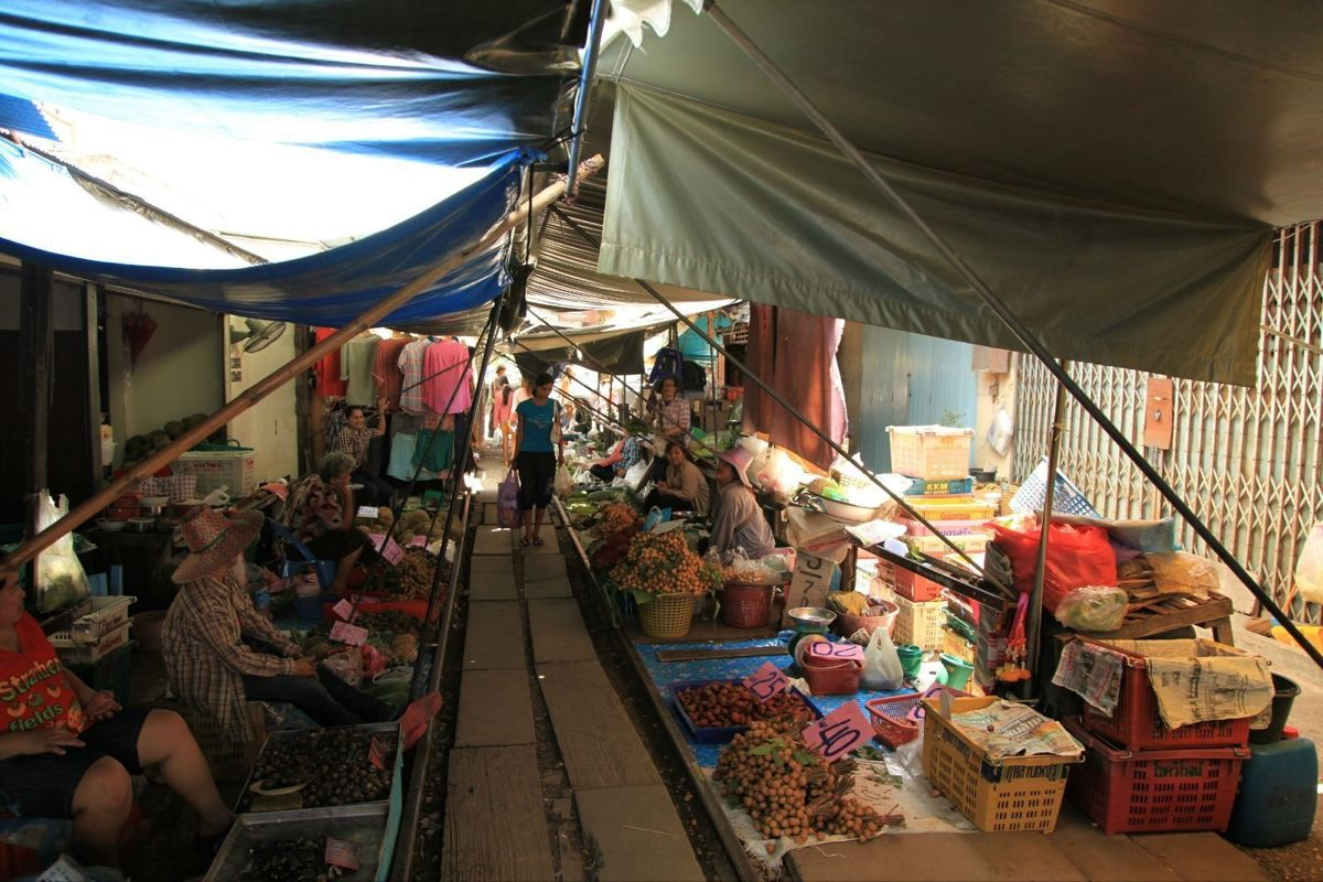 美功铁道市场-泰国