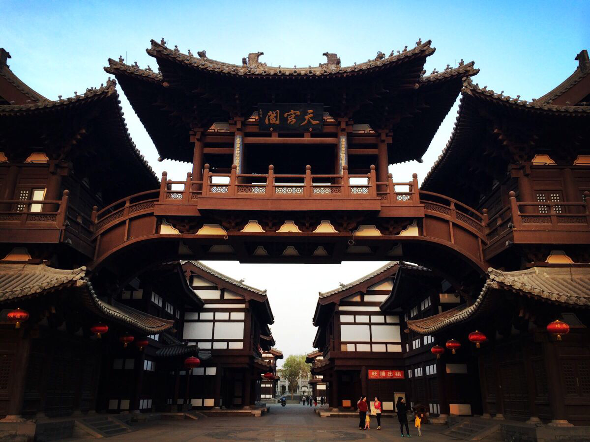 山西大同—悬空寺 北岳恒山 仿古街 云岗石窟