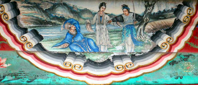 颐和园长廊的画2