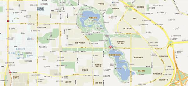 出寒窑,就是曲江池遗址公园.