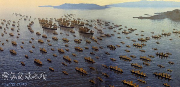 郑和下西洋的大海船,狂风暴雨中如何采光?那时