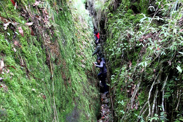 气势恢宏大佛岩 荒山野岭一线天 2013年清明之旅(四) 大结局