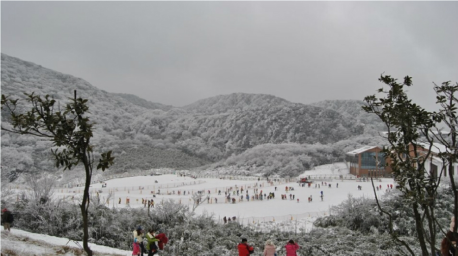 暖冬温泉·汤峪温泉·竹林畔滑雪场半自助游