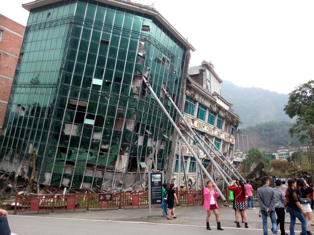 北川地震遗址