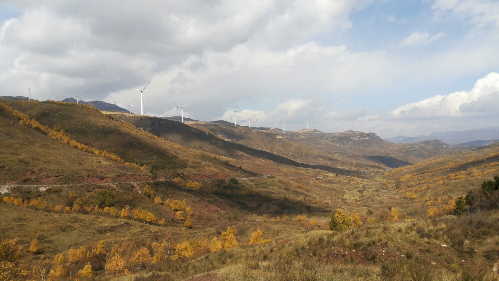 2o14年十一河北白石山,阜平天生桥,山西五台山,蔚县空中草原四曰快乐