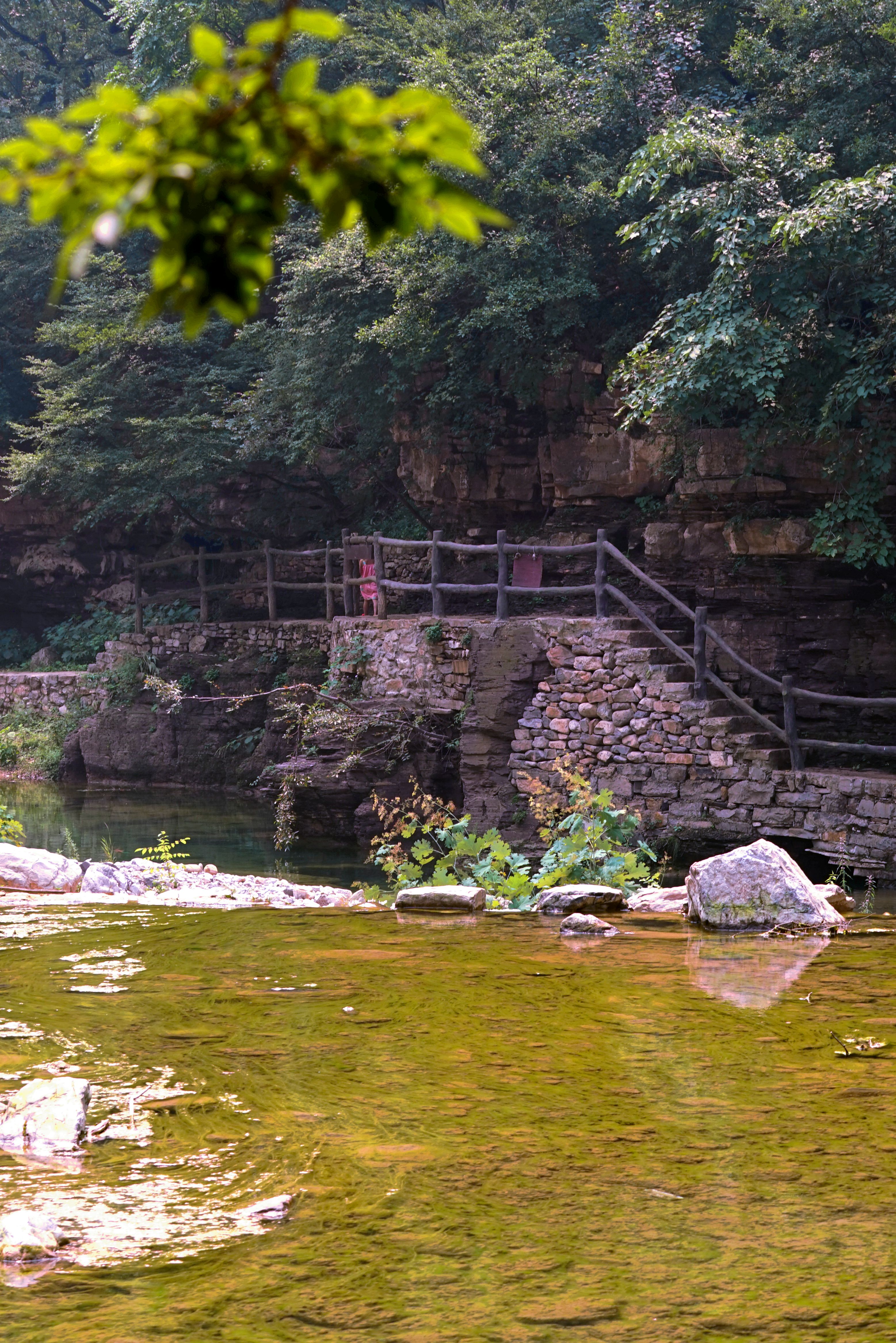                     河边风景.