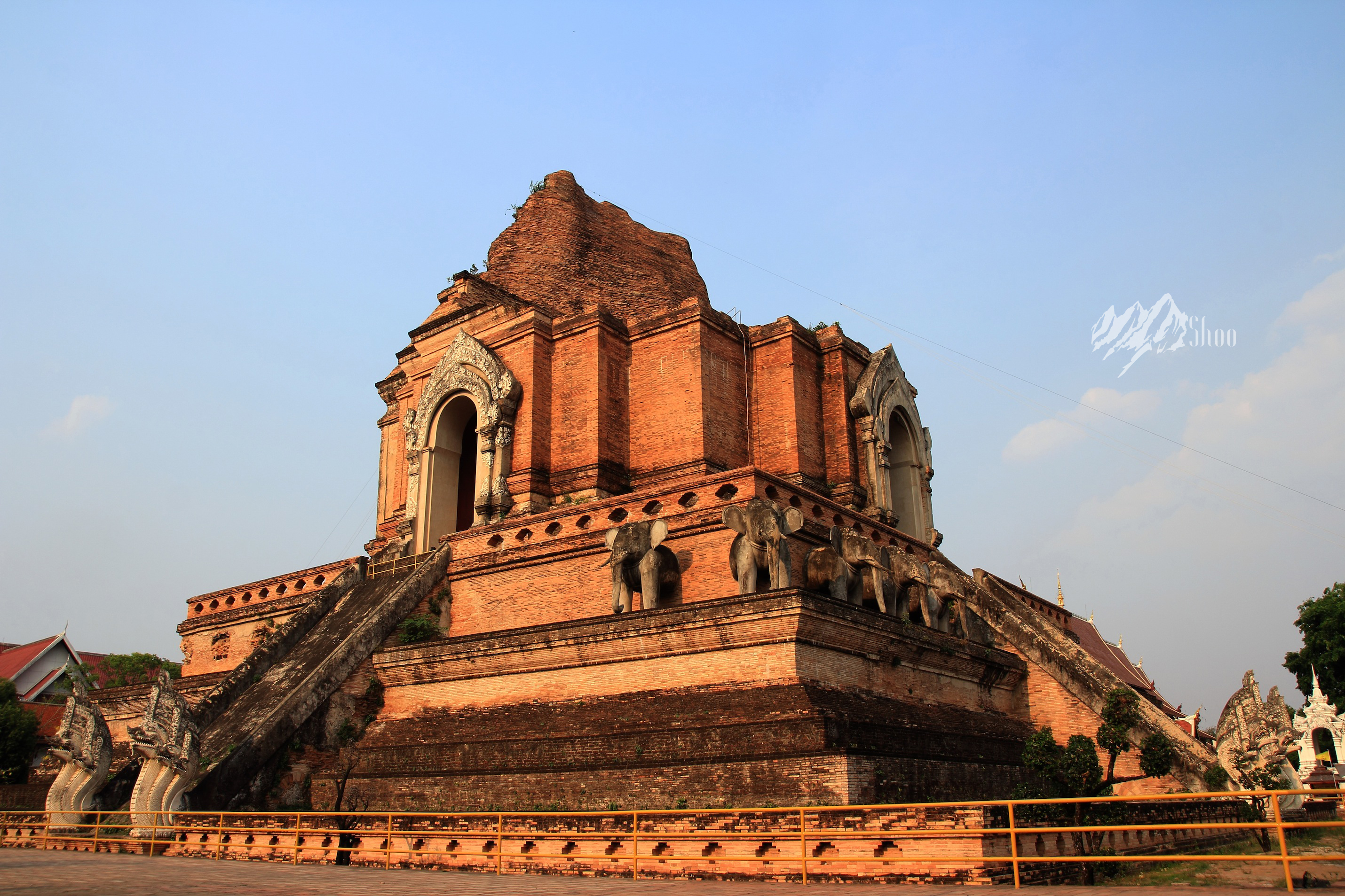 【泰国清迈】wat chedi luang,清迈的"金字塔"