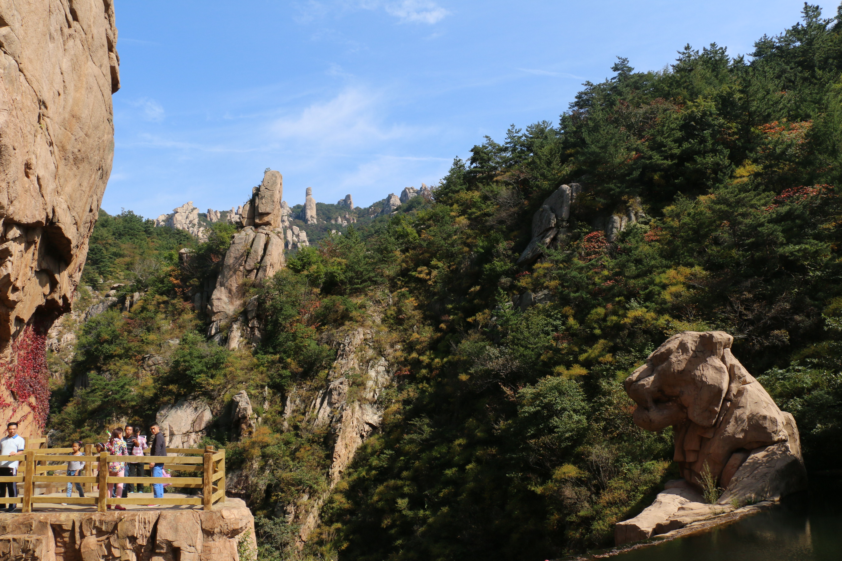雨中登泰山,饕鬄青岛行,悠闲游济南