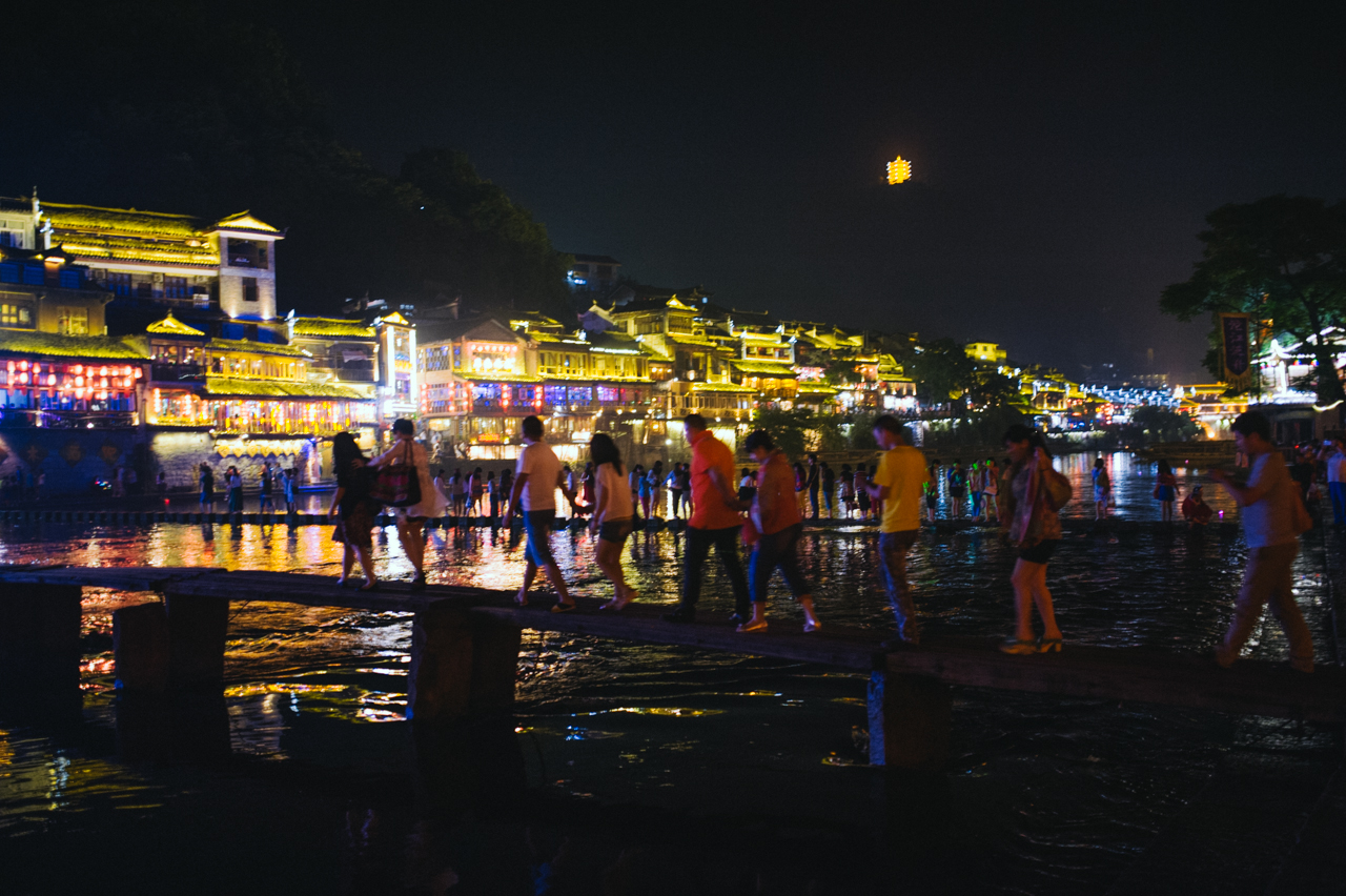 凤凰古城夜景