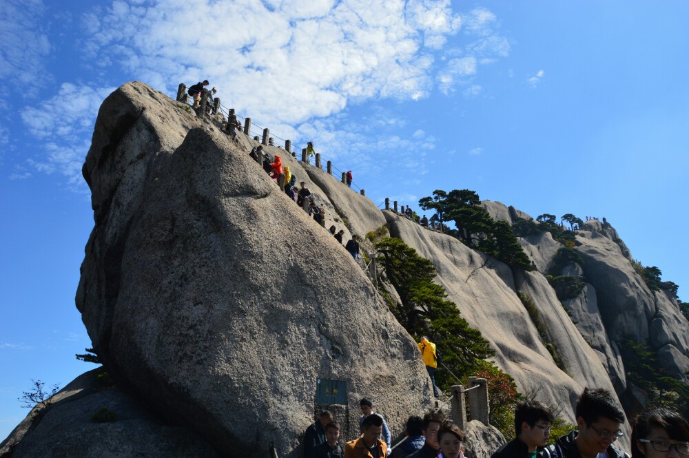 【携程攻略】黄山风景区天都峰适合家庭亲子旅游吗,天都峰家庭亲子