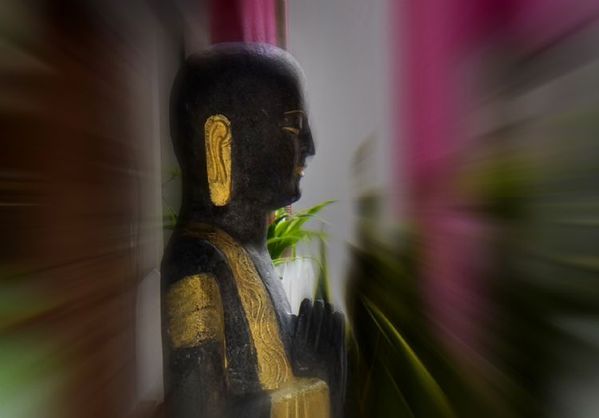 佛祖拈花,迦叶微笑.花非花,物非物.贪嗔爱痴,终于,了然于心.