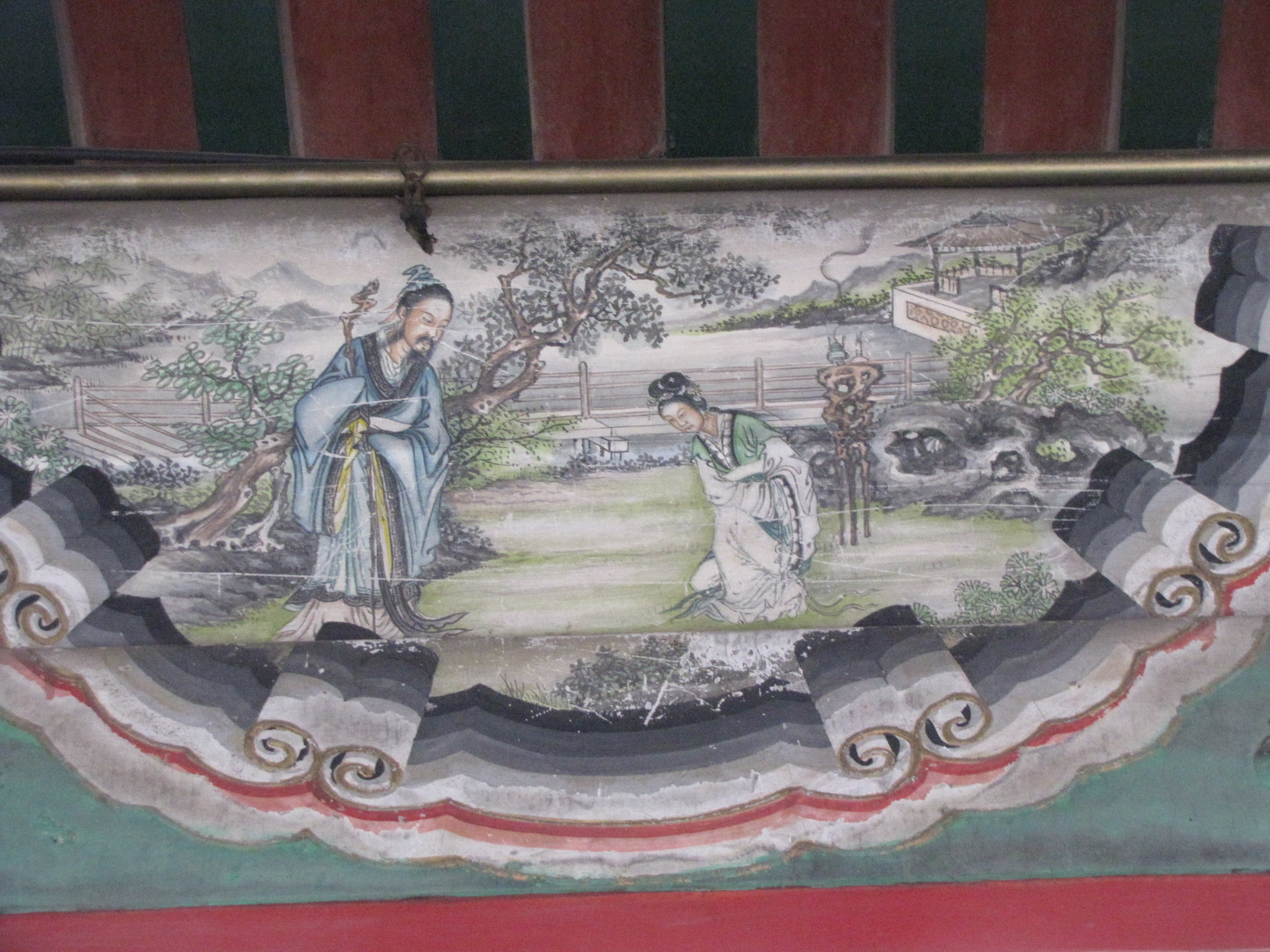 跟着镜头游颐和园长廊看画展