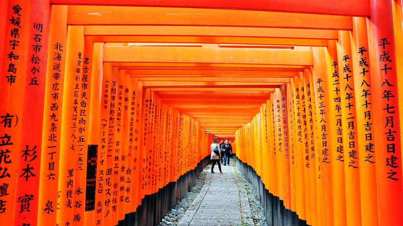 【日本】伏见稻荷 京都香火最旺盛的神社之一