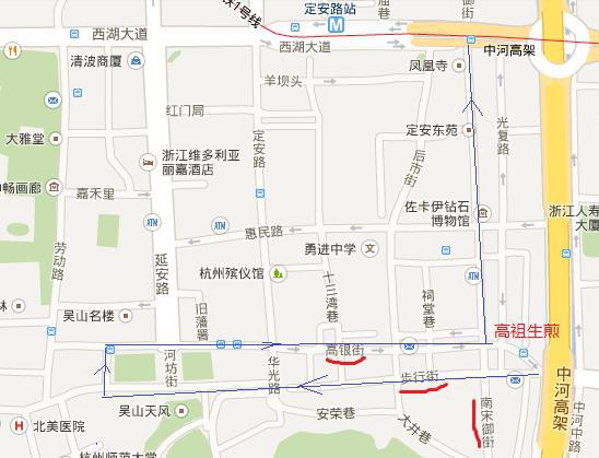 了,除了高银街之外都是步行街,里面真是各种老店林立,有点北京大栅栏