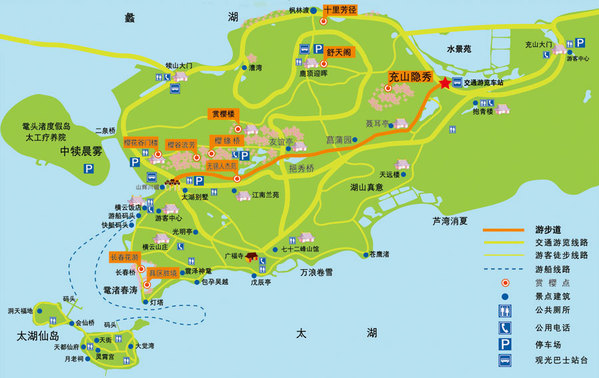 无锡旅游景点手绘