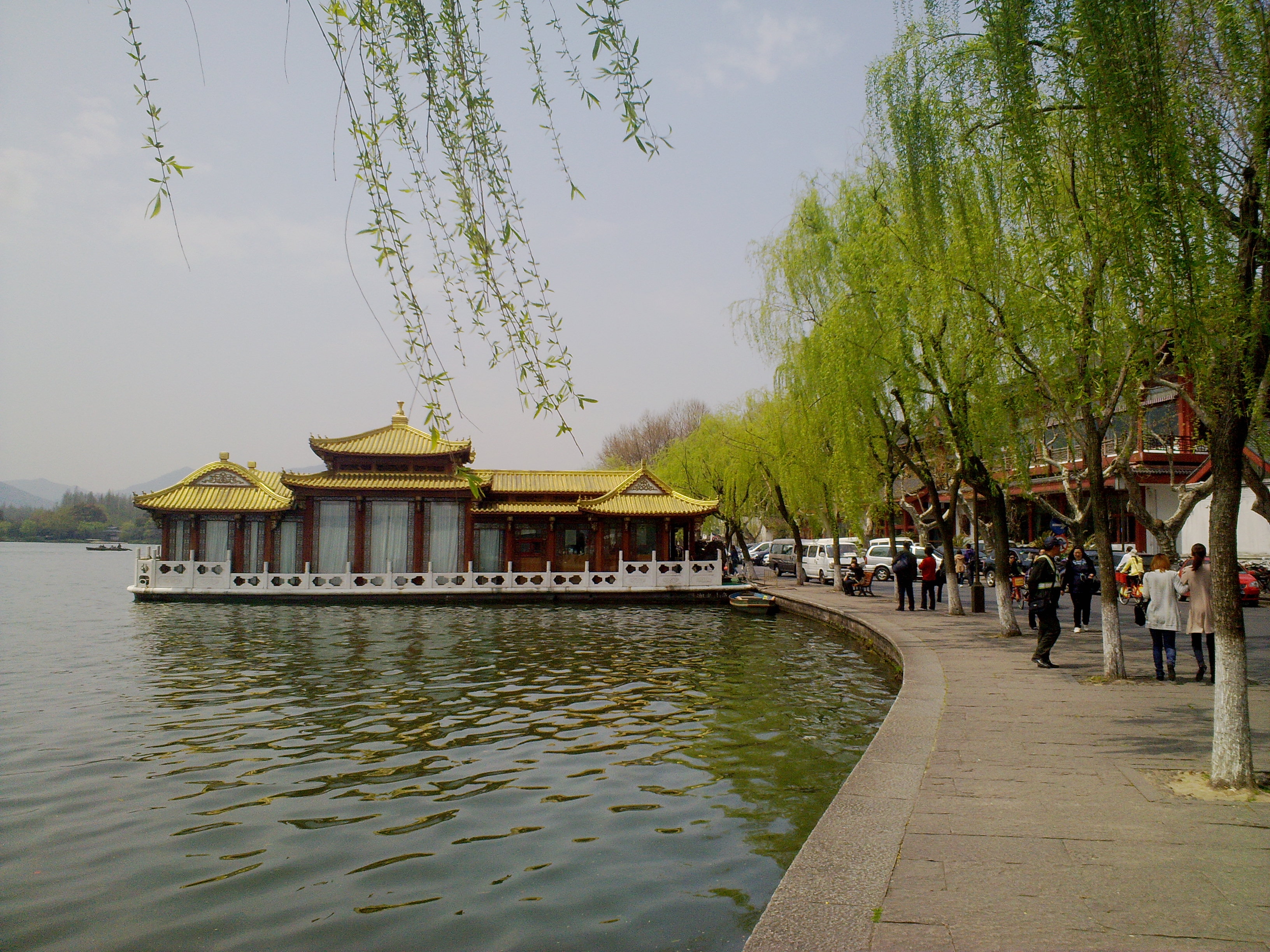 西湖钢笔画学生速写