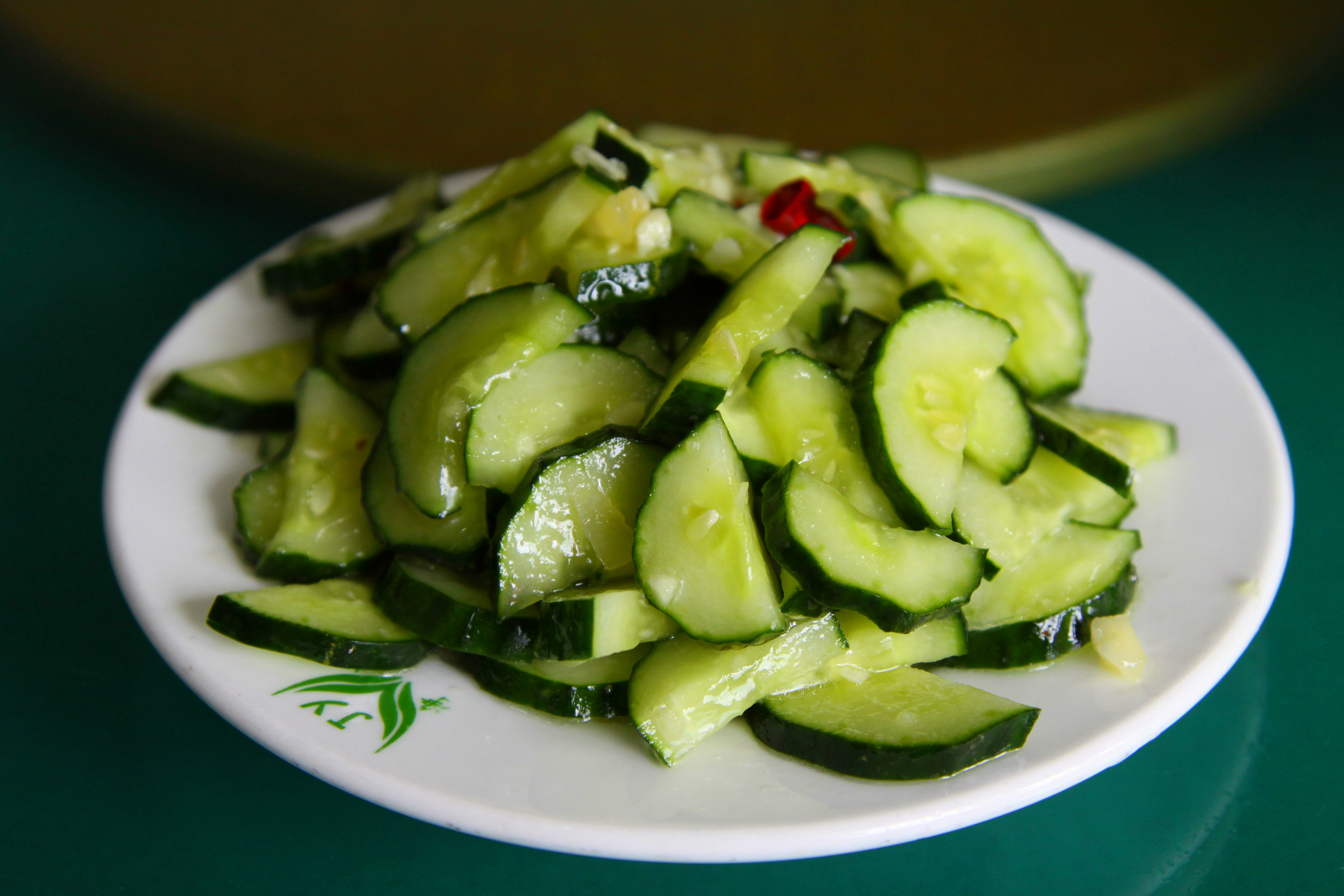 图片美食.蒜泥酸辣土豆丝黄瓜图片