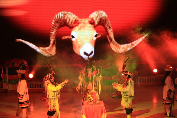 图解四川八日游(藏羌歌舞晚会)