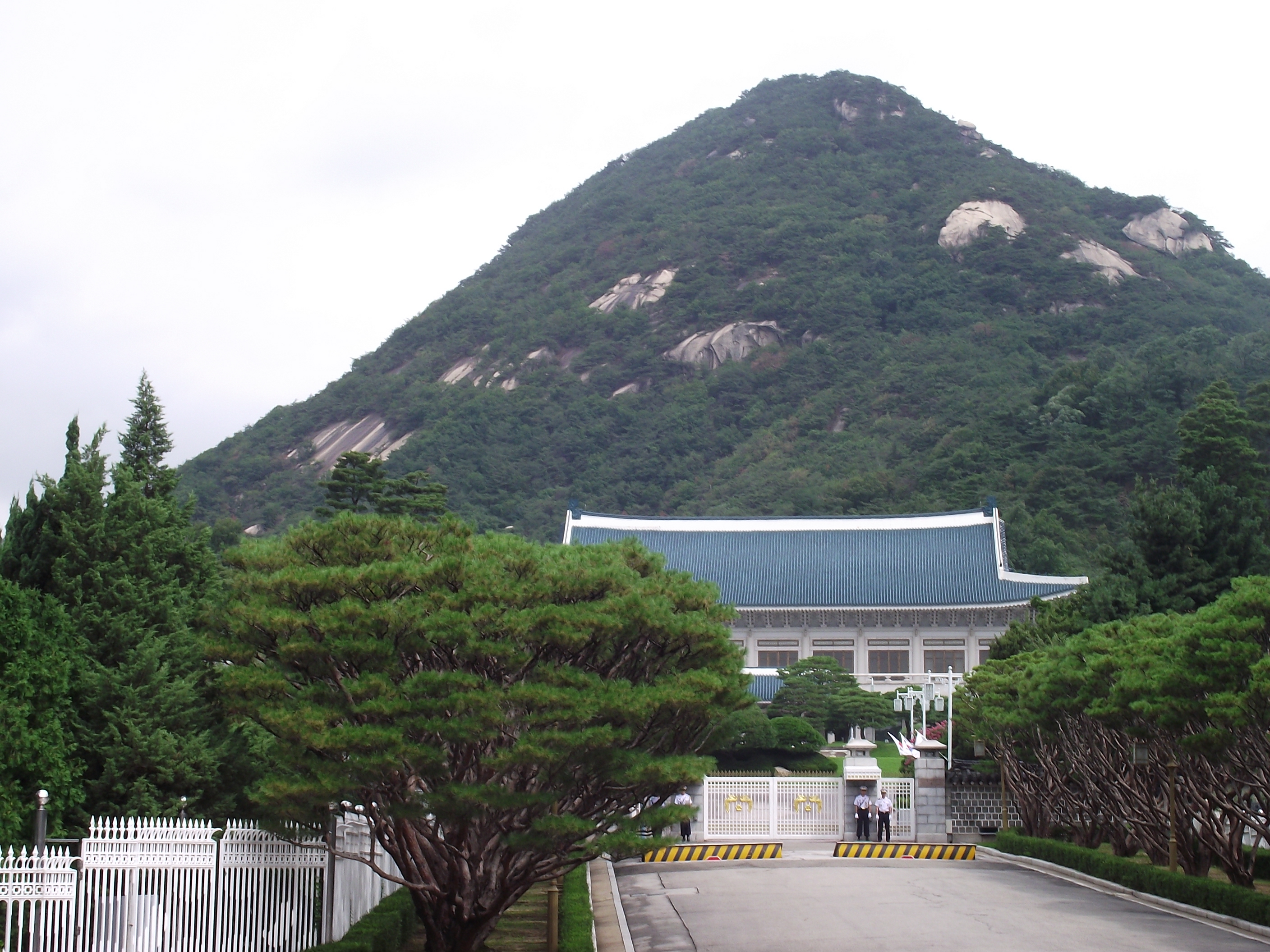 青瓦台和景福宫