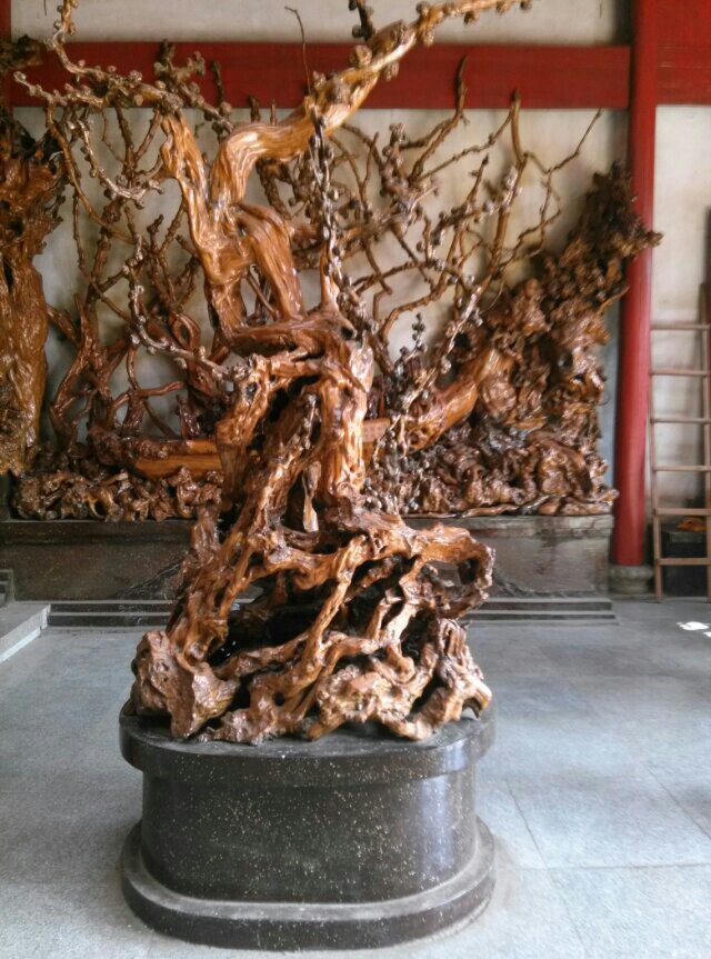 中国根雕之都——福建建瓯. 最最古老的建瓯根雕在建瓯坑里庙.