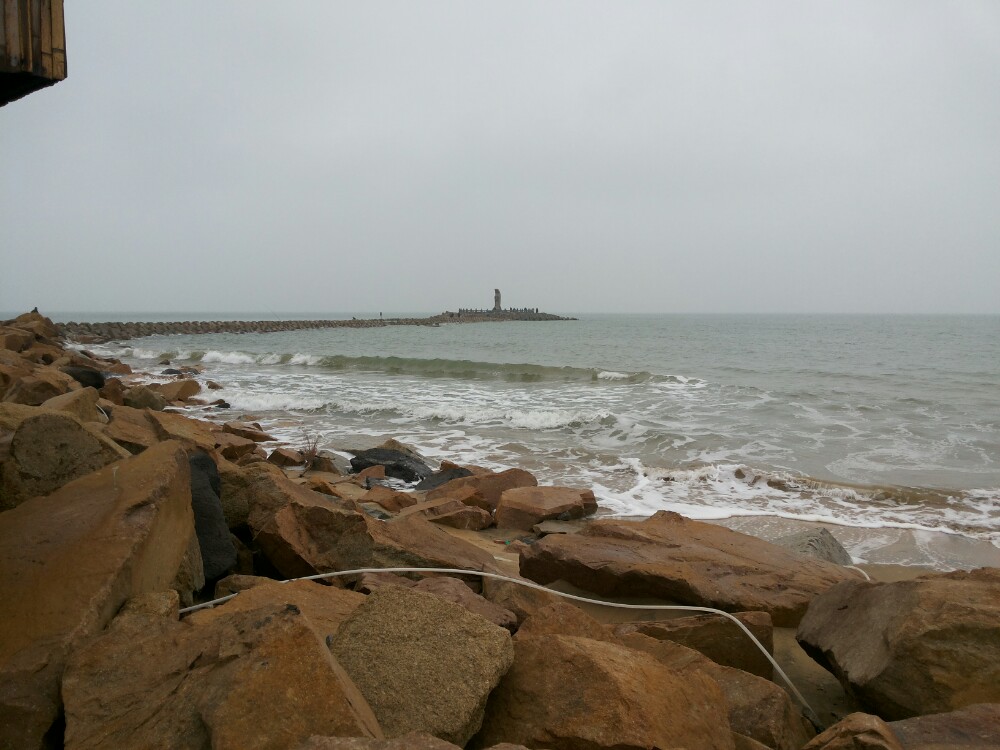 山东龙口东港风景区,寂静的海边