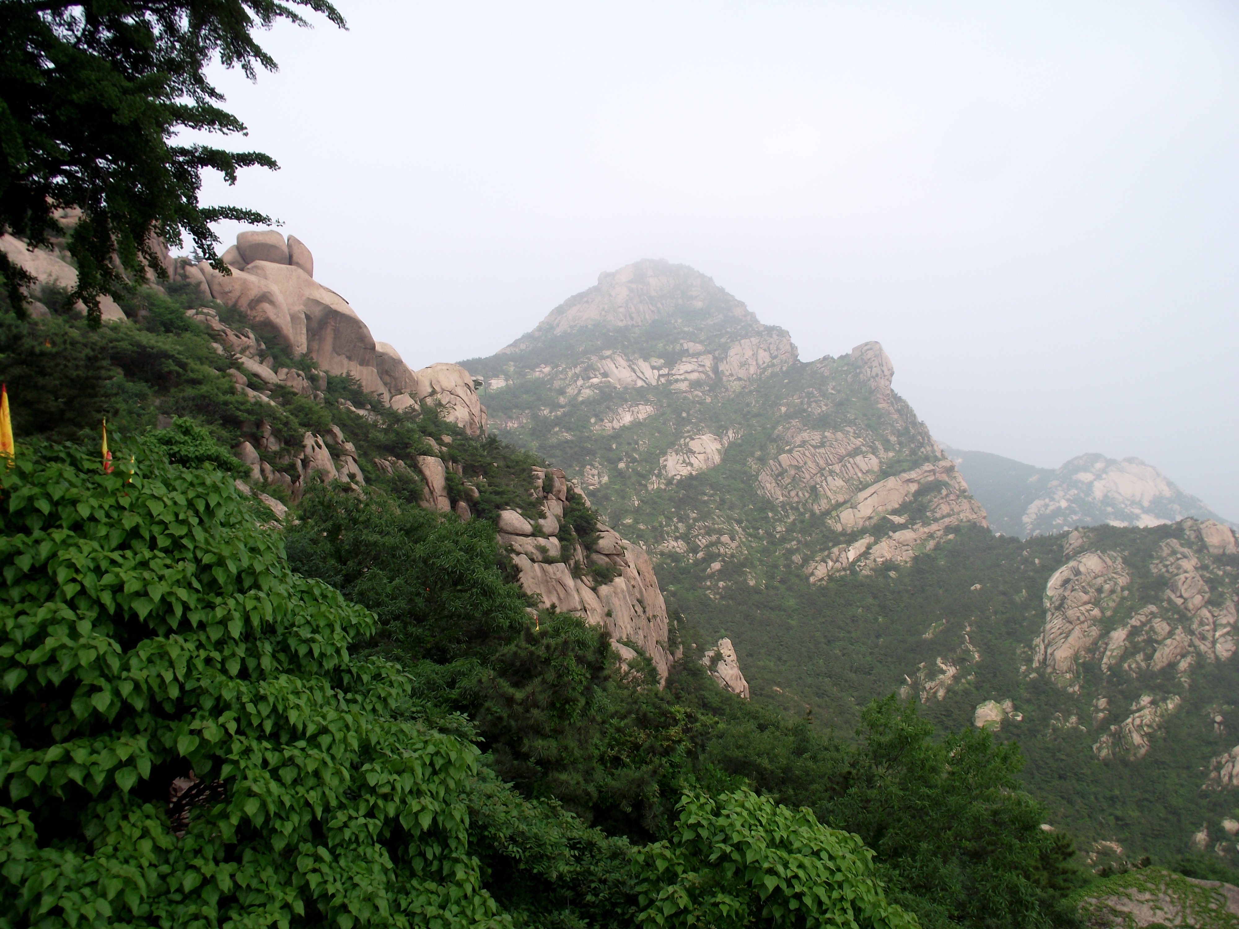 威海荣成九顶铁槎山,槎音茶.