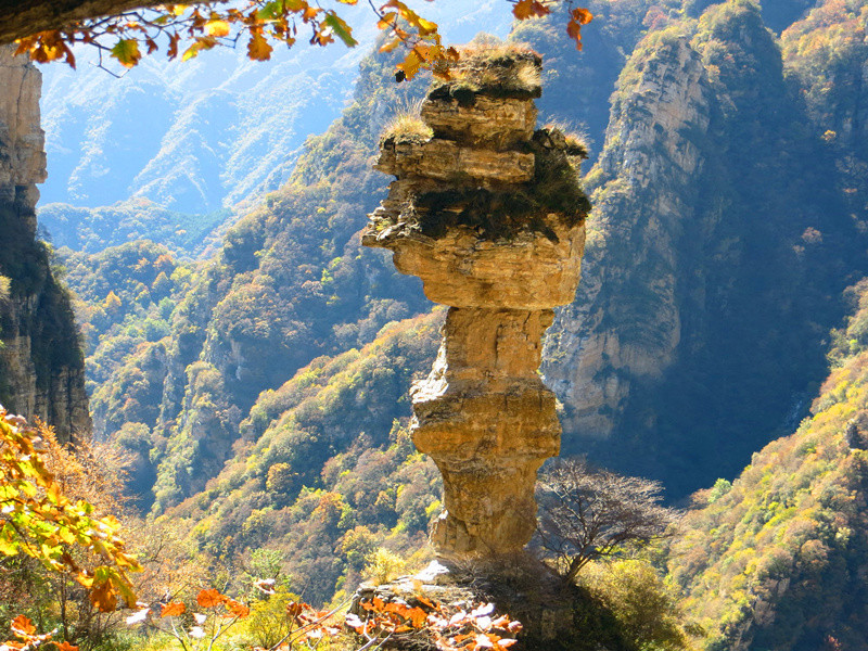 秋日自驾涞源白石山1