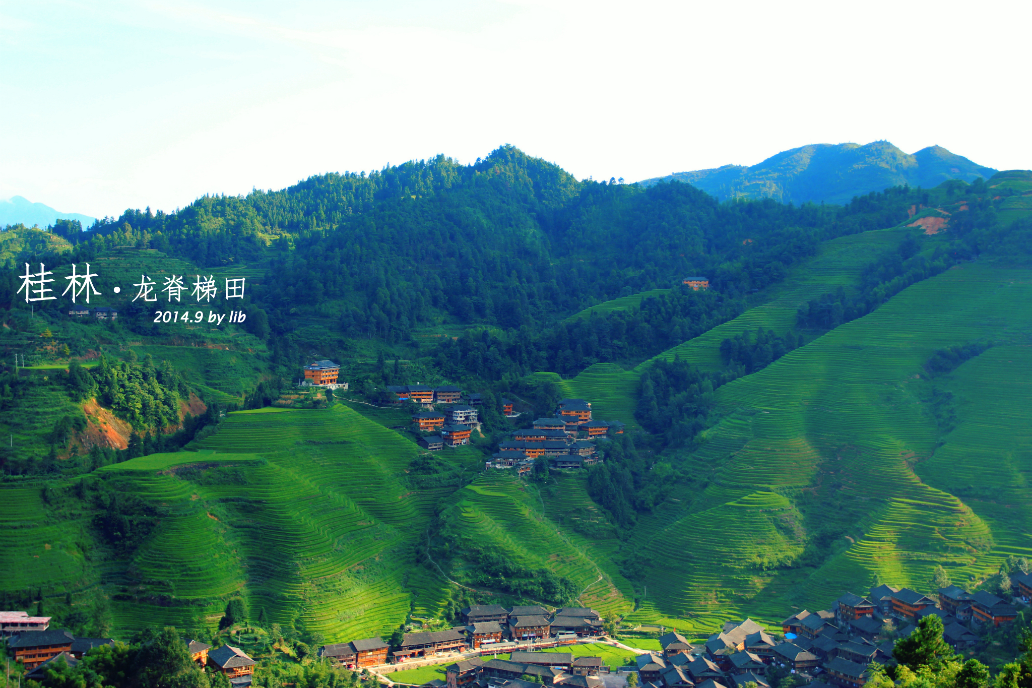 悠悠山水行,桂林,阳朔,遇龙河,漓江杨堤至兴坪竹筏漂流,龙脊梯田