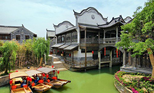 台儿庄古城船妹子·俏风景 - 台儿庄游记攻略