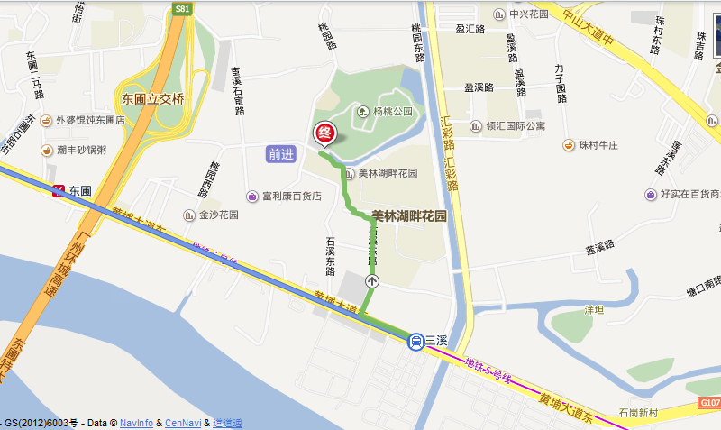 广州海珠广场如何去杨桃公园?