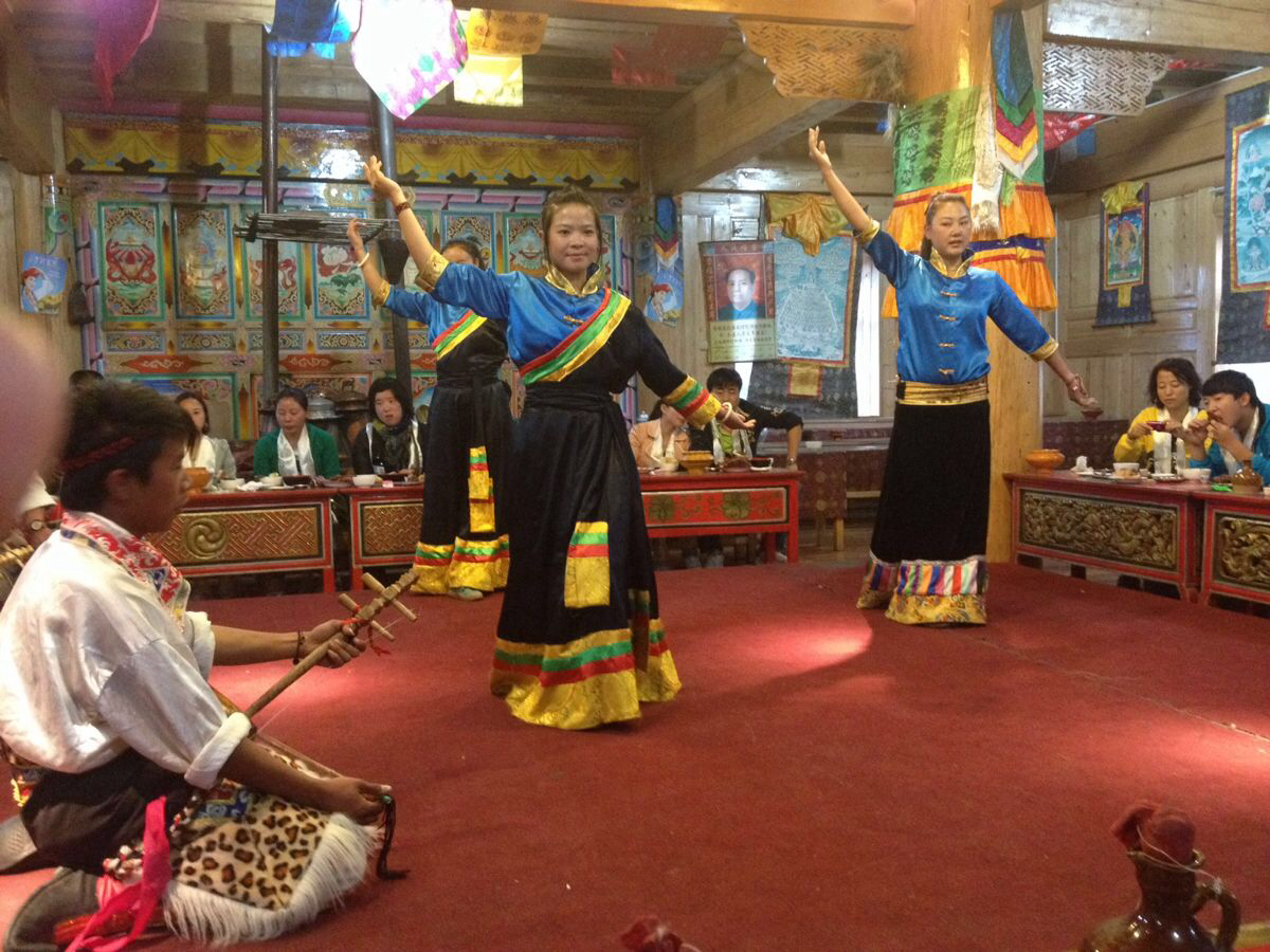 晚上的活动(藏民家访)