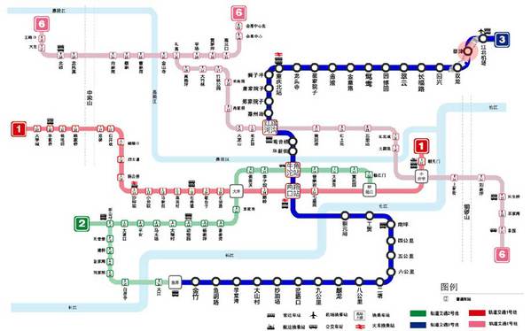 重庆轻轨路线图】